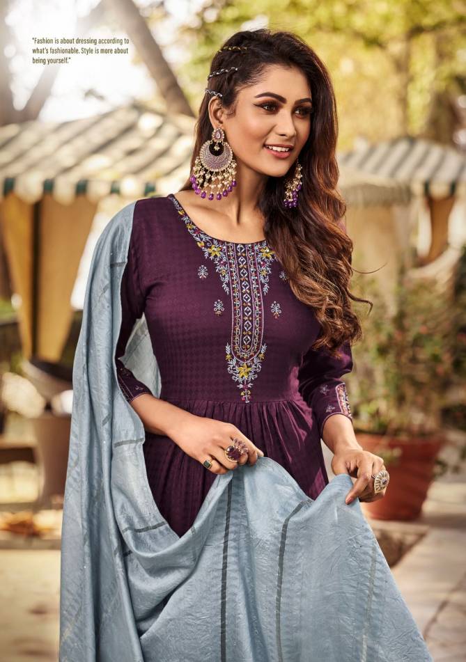Surabhi By Ladies Flavour 1001-1006 Readymade Salwar Suits Catalog